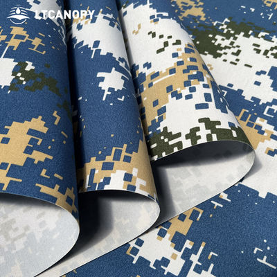 Lona de silicone orgânico camuflada Litong OEM Gsm Technics Style