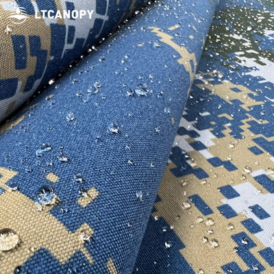 Lona de silicone orgânico camuflada Litong OEM Gsm Technics Style