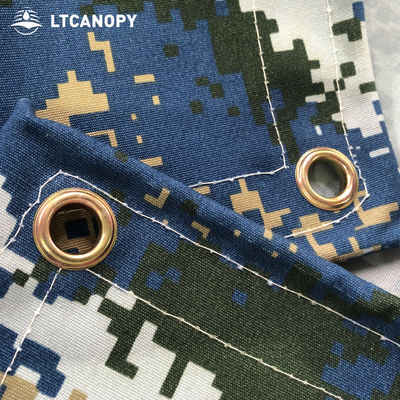 Lona de silicone orgânico camuflada Litong OEM Gsm Technics Style