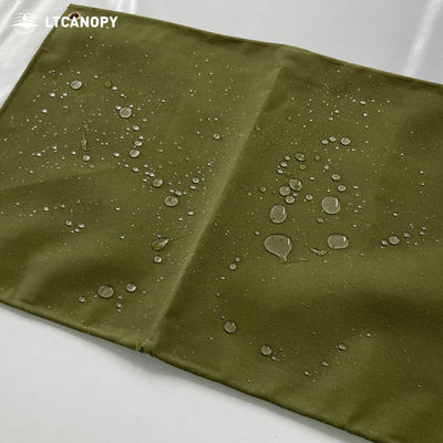 Lona de Lona Impermeável Leve Litong Verde Oliva com Silicone Orgânico