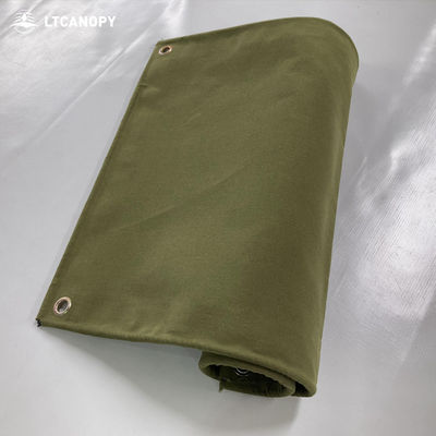 Lona de Lona Impermeável Leve Litong Verde Oliva com Silicone Orgânico