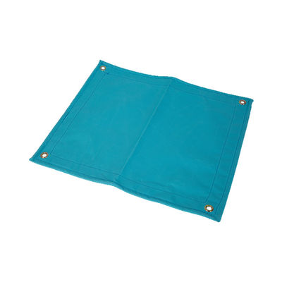 Lonas de tecido Oxford de tamanho personalizado, revestidas, folha de plástico, capa de lona, tenda, tecido revestido azul claro