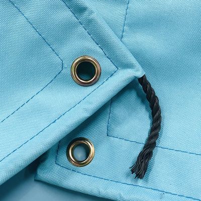 Lonas de tecido Oxford de tamanho personalizado, revestidas, folha de plástico, capa de lona, tenda, tecido revestido azul claro