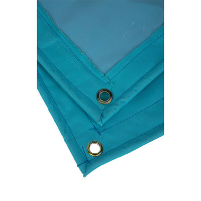 Lonas de tecido Oxford de tamanho personalizado, revestidas, folha de plástico, capa de lona, tenda, tecido revestido azul claro