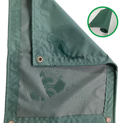 Litong Premium Tear-resistente Tecido Oxford Rain Cover PVC Tarp Impermeável Impermeável Oxford Tarpaulin