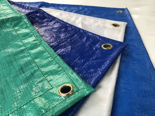 Litong Azul-prata PE Tarpaulin Cargas Leves Cobertura Azul-laranja Saco de Bagagem 150gm Tarpas impermeáveis