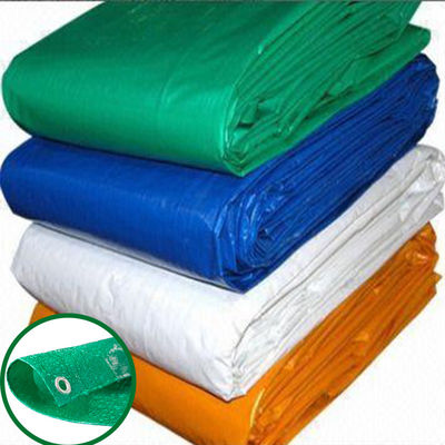 Ligeiro 160gm 240gm PE Folhas de lonas resistentes à água UV Prevenção de lonas PE Roll Double Green