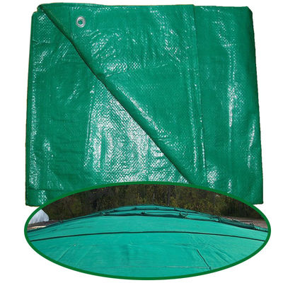 Ligeiro 160gm 240gm PE Folhas de lonas resistentes à água UV Prevenção de lonas PE Roll Double Green