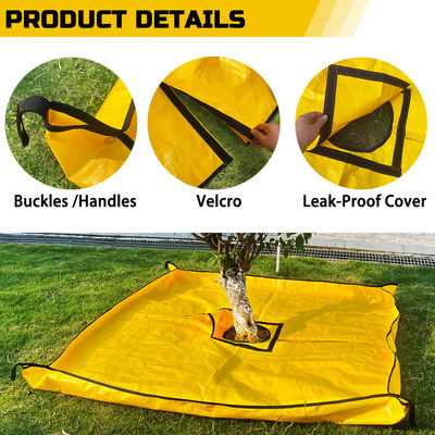 Saco de Lona Reutilizável Impermeável para Folhas de Jardim Litong Garden Waste PE Tarpaulin Sheet