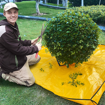 Saco de Lona Reutilizável Impermeável para Folhas de Jardim Litong Garden Waste PE Tarpaulin Sheet