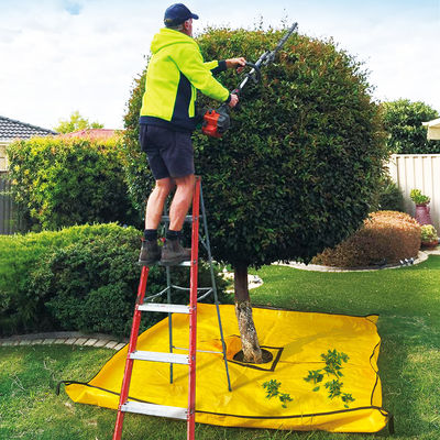 Saco de Lona Reutilizável Impermeável para Folhas de Jardim Litong Garden Waste PE Tarpaulin Sheet