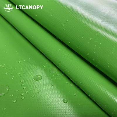Lona de toldo externa com preço direto de fábrica Litong de alta qualidade, abrigo de proteção solar, uso de lona encerada revestida de PVC à prova d'água, personalizada