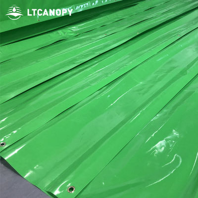 Lona de toldo externa com preço direto de fábrica Litong de alta qualidade, abrigo de proteção solar, uso de lona encerada revestida de PVC à prova d'água, personalizada