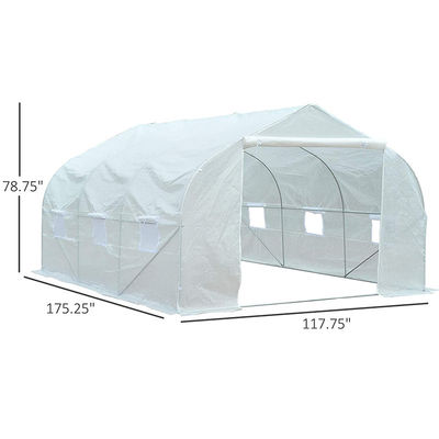 Estufas agrícolas Plástico de PVC Planta de jardinagem Plástico transparente Fabricante de Plástico Poly Tunnel